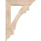 Ekena Millwork Merced Traditional Smooth Bracket w/ Offset Brace, Douglas Fir, 7 1/2"W x 32"D x 44"H BKT0806X32X44MRC01SDF - alternate 3